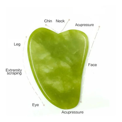 Indulge in Spa-Like Luxury at Home with Our Natural Jade Roller & Gua Sha Set - Perfect for Rejuvenating Your Skin and Soothe Your Senses!