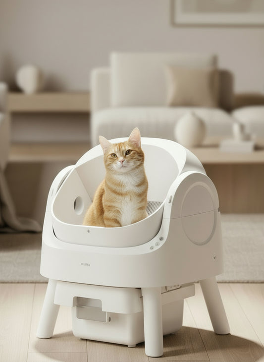 Autoscooper 11 Self-Cleaning Automatic Cat Litter Box, with Open-Top Design